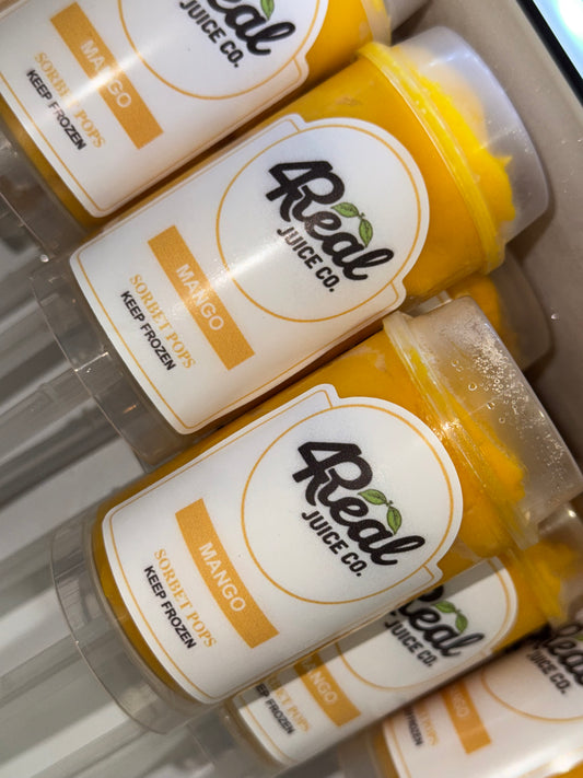 Mango Sorbet Pops